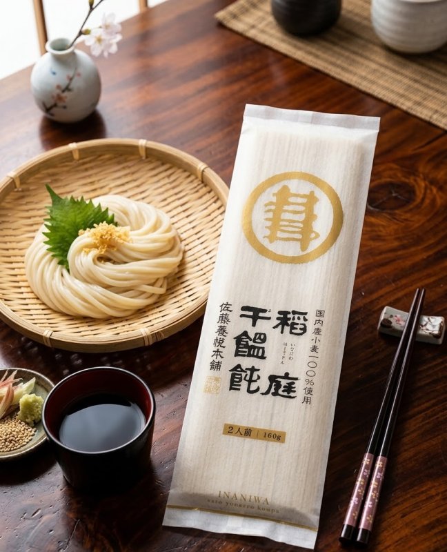 画像1: 佐藤養悦本舗　稲庭饂飩　160ｇ (1)