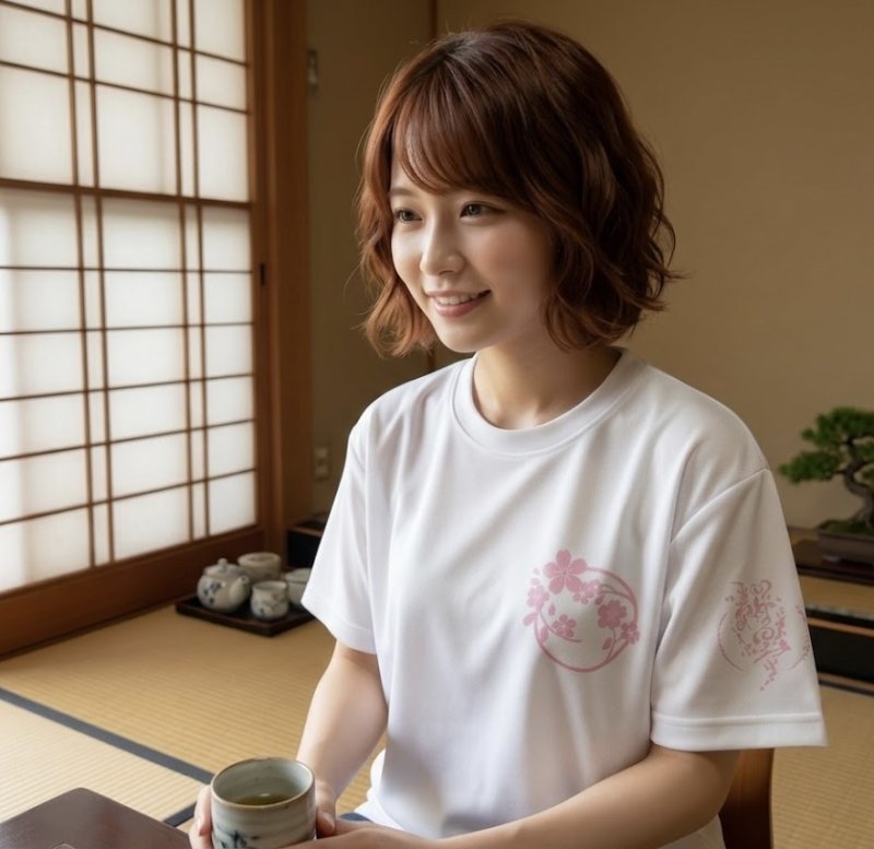 画像3: 桜の里Tシャツ (3)